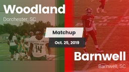 Matchup: Woodland vs. Barnwell  2019
