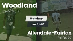 Matchup: Woodland vs. Allendale-Fairfax  2019