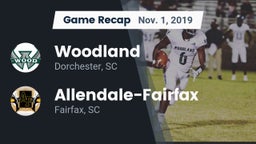 Recap: Woodland  vs. Allendale-Fairfax  2019