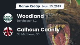 Recap: Woodland  vs. Calhoun County  2019