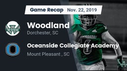 Recap: Woodland  vs. Oceanside Collegiate Academy 2019