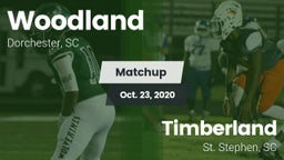Matchup: Woodland vs. Timberland  2020