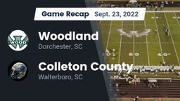 Recap: Woodland  vs. Colleton County  2022