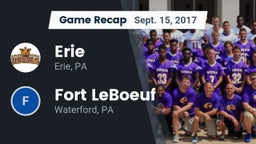 Recap: Erie  vs. Fort LeBoeuf  2017