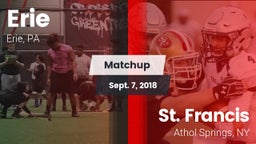 Matchup: Erie  vs. St. Francis  2018