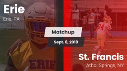Matchup: Erie  vs. St. Francis  2019