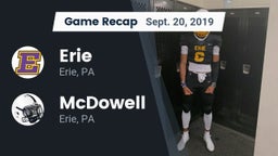 Recap: Erie  vs. McDowell  2019