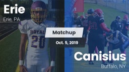 Matchup: Erie  vs. Canisius  2019