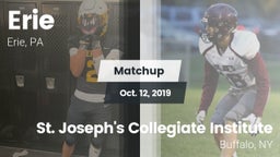 Matchup: Erie  vs. St. Joseph's Collegiate Institute 2019