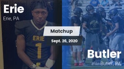 Matchup: Erie  vs. Butler  2020
