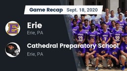 Recap: Erie  vs. Cathedral Preparatory School 2020