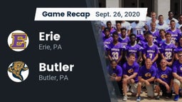 Recap: Erie  vs. Butler  2020
