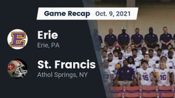 Recap: Erie  vs. St. Francis  2021