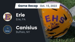 Recap: Erie  vs. Canisius  2022