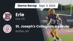 Recap: Erie  vs. St. Joseph's Collegiate Institute 2023