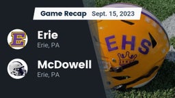 Recap: Erie  vs. McDowell  2023