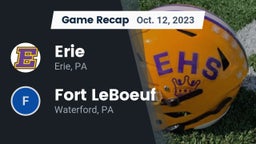 Recap: Erie  vs. Fort LeBoeuf  2023