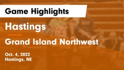 Hastings  vs Grand Island Northwest  Game Highlights - Oct. 4, 2022