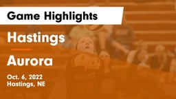Hastings  vs Aurora  Game Highlights - Oct. 6, 2022
