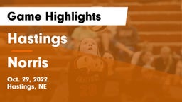 Hastings  vs Norris  Game Highlights - Oct. 29, 2022