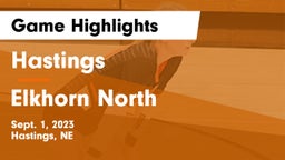 Hastings  vs Elkhorn North  Game Highlights - Sept. 1, 2023