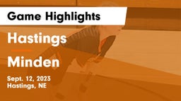 Hastings  vs Minden  Game Highlights - Sept. 12, 2023