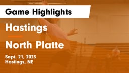 Hastings  vs North Platte  Game Highlights - Sept. 21, 2023