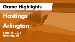 Hastings  vs Arlington  Game Highlights - Sept. 30, 2023