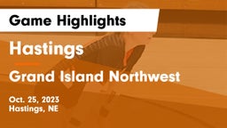 Hastings  vs Grand Island Northwest  Game Highlights - Oct. 25, 2023