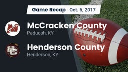 Recap: McCracken County  vs. Henderson County  2017
