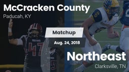 Matchup: McCracken vs. Northeast  2018
