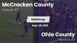 Matchup: McCracken vs. Ohio County  2018