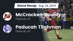 Recap: McCracken County  vs. Paducah Tilghman  2019