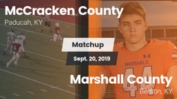 Matchup: McCracken vs. Marshall County  2019