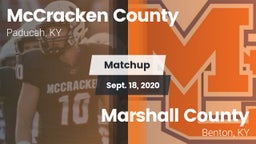 Matchup: McCracken vs. Marshall County  2020