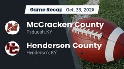 Recap: McCracken County  vs. Henderson County  2020