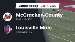 Recap: McCracken County  vs. Louisville Male  2020