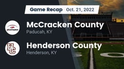 Recap: McCracken County  vs. Henderson County  2022