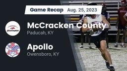 Recap: McCracken County  vs. Apollo  2023