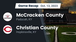 Recap: McCracken County  vs. Christian County  2023