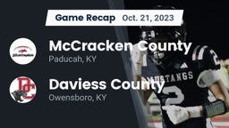 Recap: McCracken County  vs. Daviess County  2023