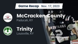 Recap: McCracken County  vs. Trinity  2023