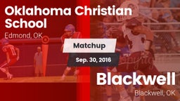 Matchup: Oklahoma Christian vs. Blackwell  2016
