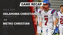 Recap: Oklahoma Christian School vs. Metro Christian  2016