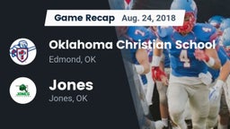 Recap: Oklahoma Christian School vs. Jones  2018