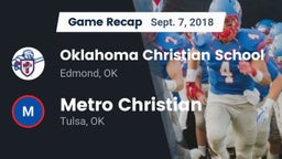 Recap: Oklahoma Christian School vs. Metro Christian  2018