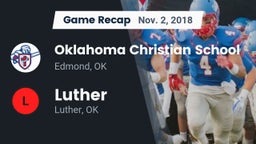 Recap: Oklahoma Christian School vs. Luther  2018