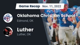 Recap: Oklahoma Christian School vs. Luther  2022