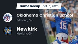 Recap: Oklahoma Christian School vs. Newkirk  2023