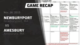 Recap: Newburyport  vs. Amesbury  2015